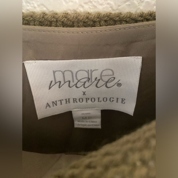 Anthropologie Mare Mare olive green Layered Tank Pleated Maxi Dress - Picture 4 of 6